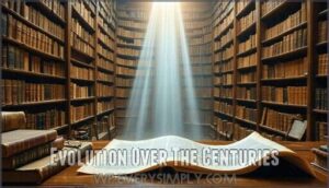 evolution over the centuries evolution over the centuries