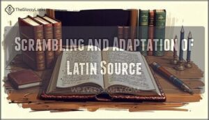 scrambling and adaptation of latin source scrambling and adaptation of latin source